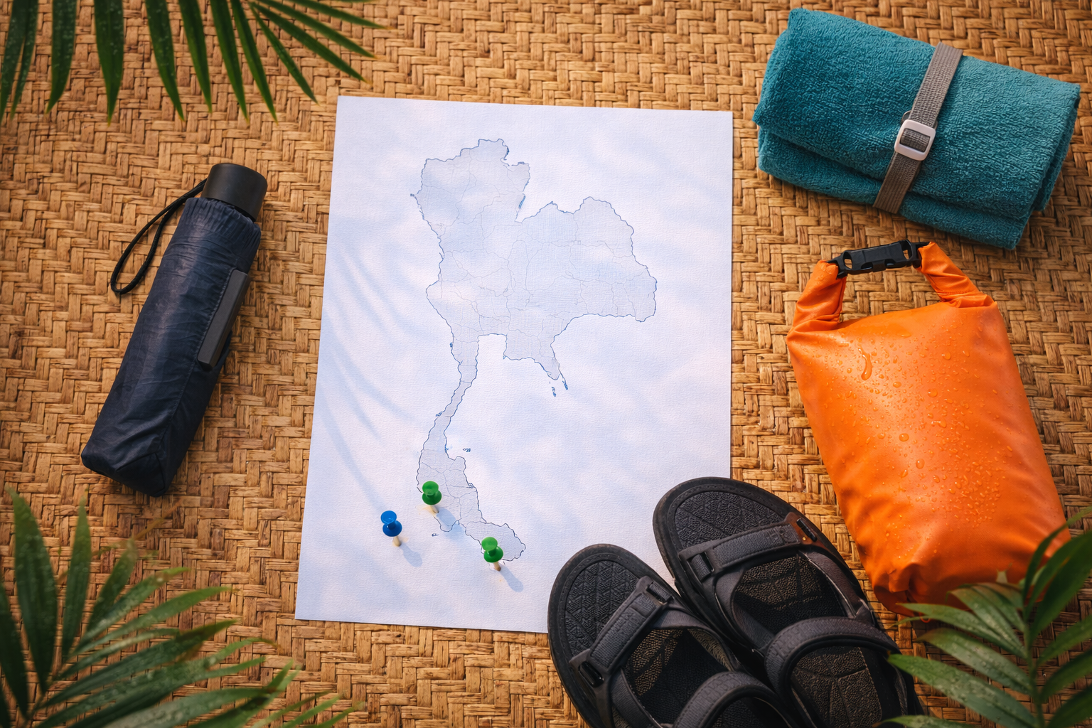 Thailand regions for August planning